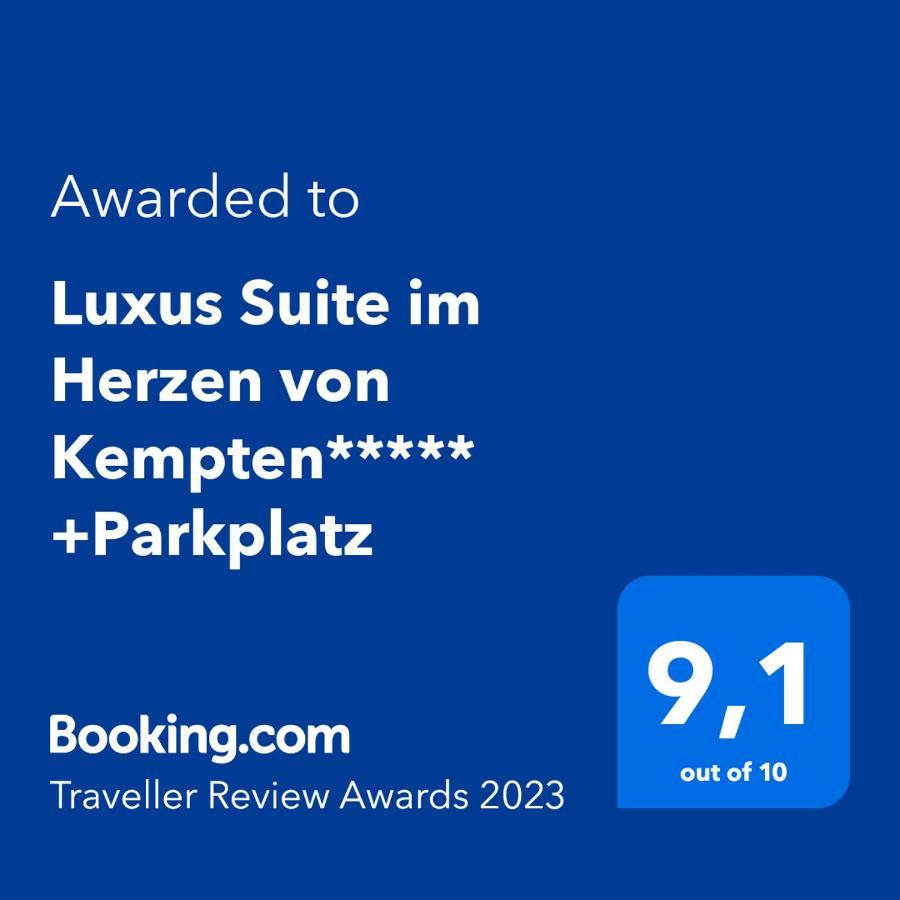 Luxus Suite Im Herzen Von Kempten***** +Parkplatz Екстер'єр фото